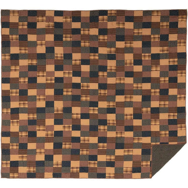 Patriotic Patch California King Quilt 130Wx115L VHC Brands - The Fox Decor